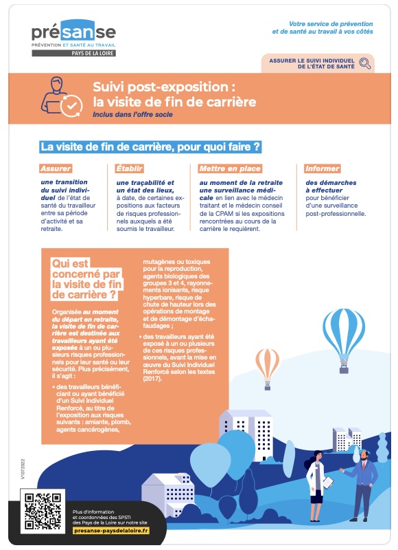 fiche visite de fin de carrière