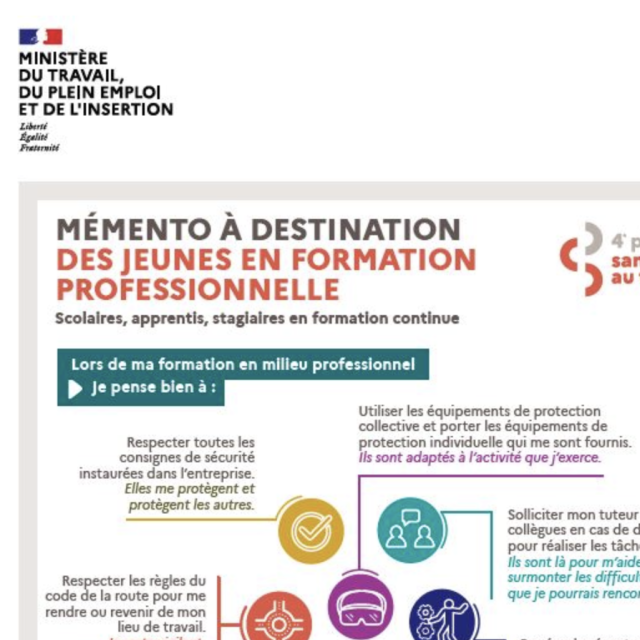 Mémento santé travail