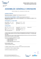 PV de l'assemblée générale ordinaire - avril 2026