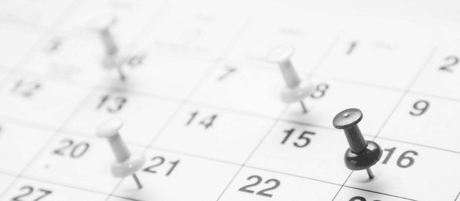 Calendrier des évènements